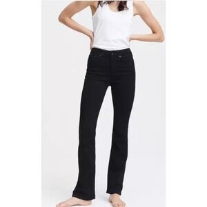 Rag & Bone‎ Nina High-Rise Boot cut BLACK Jeans stretchy Size 29